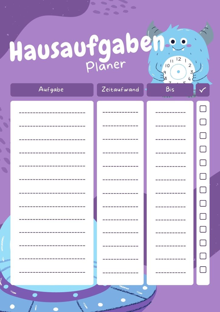 Easy Hausaufgaben KI Planer